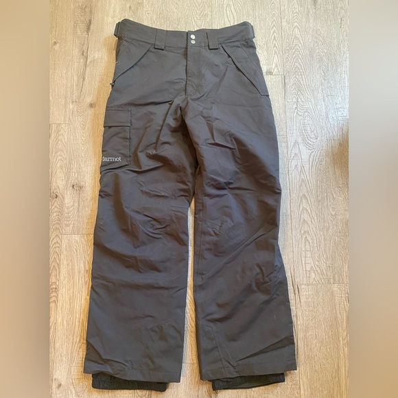 Men’s MARMOT Snowboard Pants, Black , size Medium - Picture 1 of 14